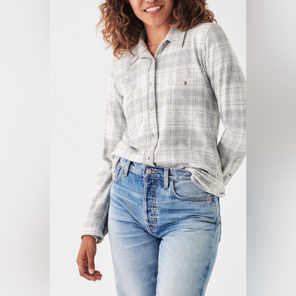 FAHERTY $178 LEGEND SWEATER SHIRT PLAID BUTTON DOWN